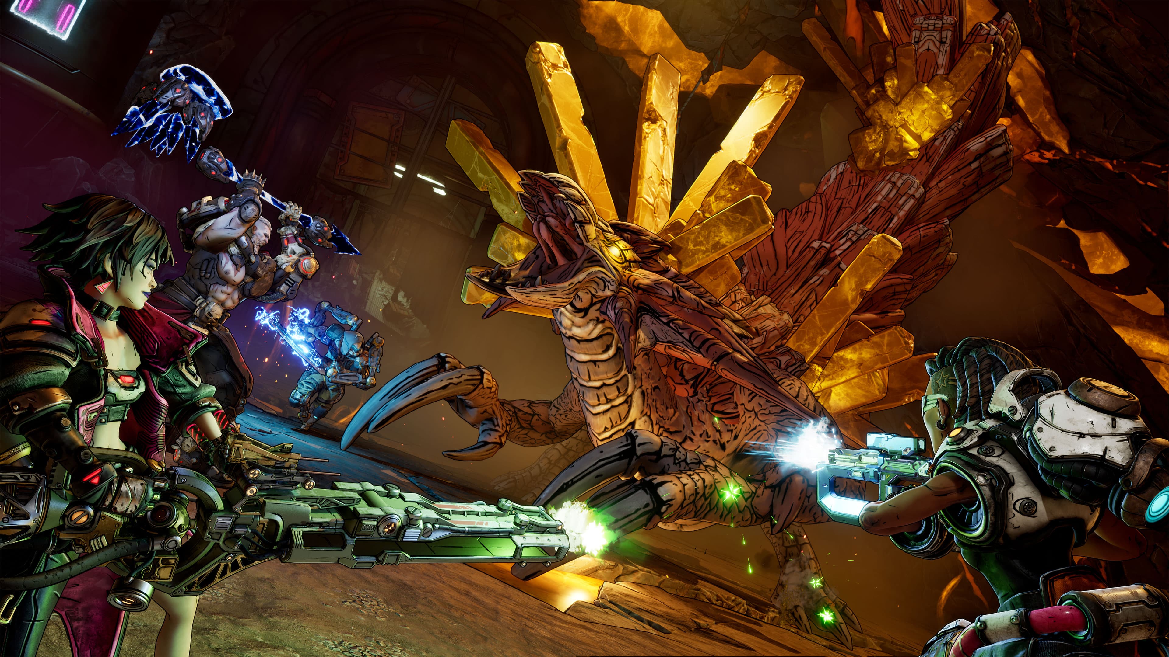 Boss fight still from Borderlands 4 official media