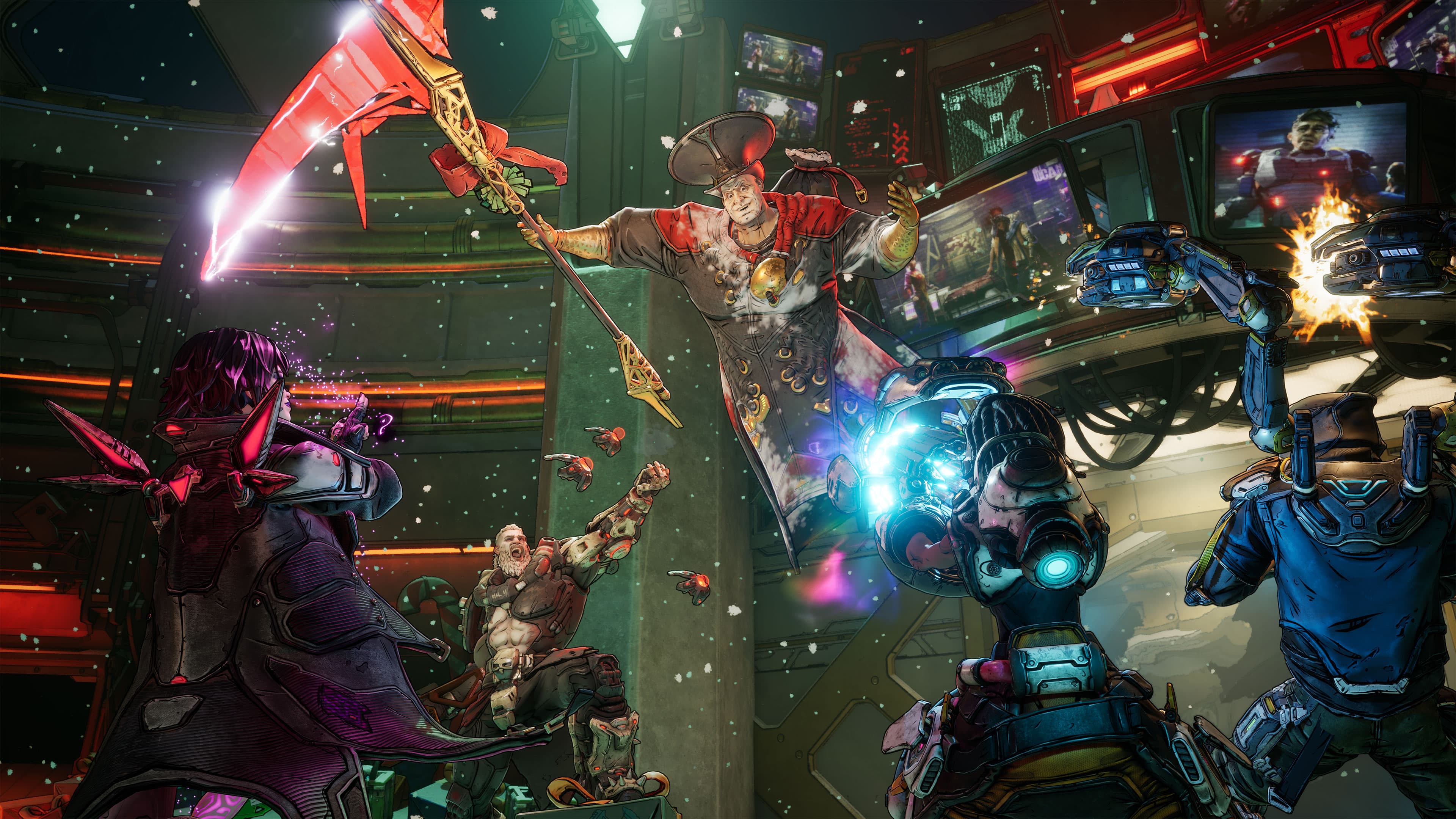 Borderlands 4 co-op combat still from official Bounty Pack media