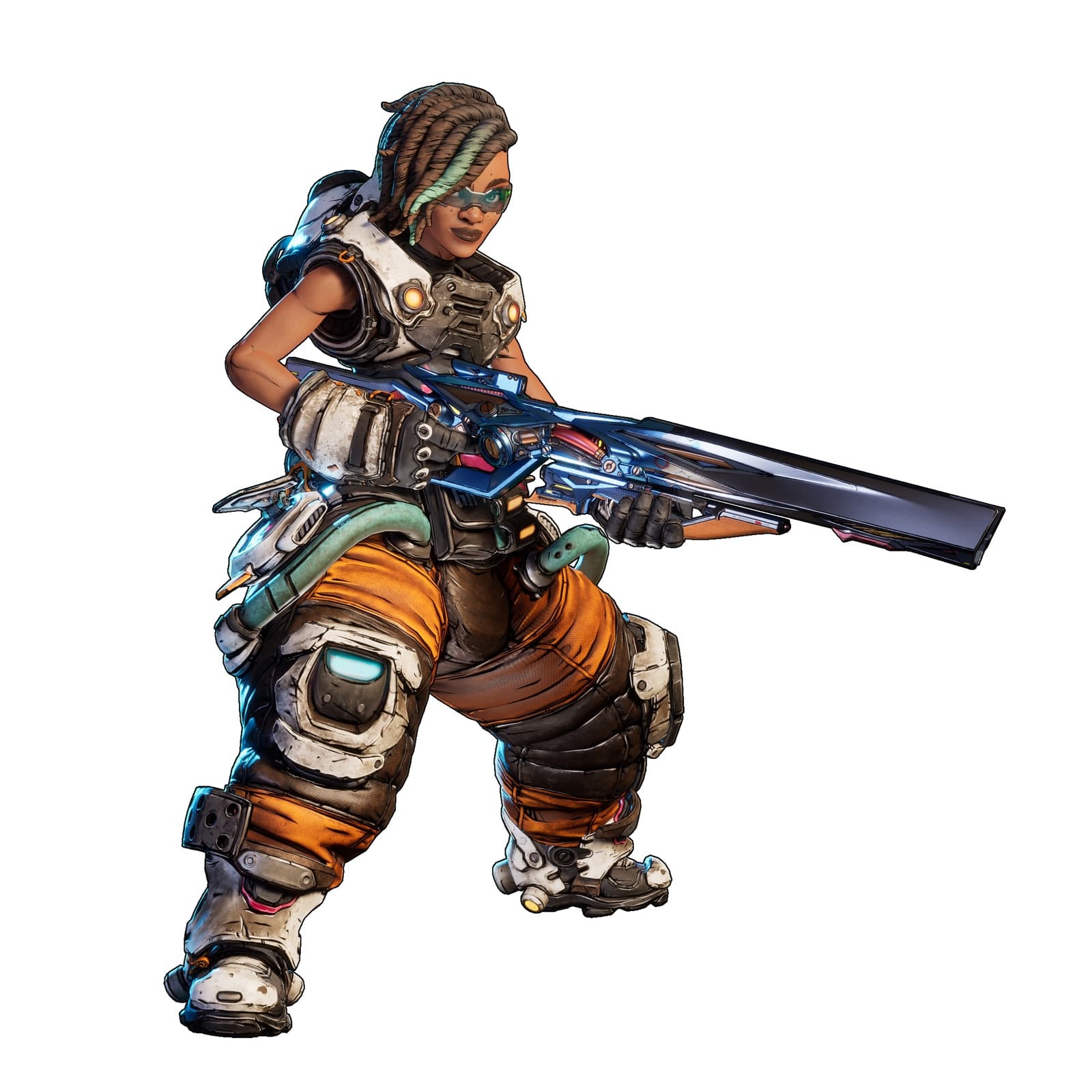 Harlowe character render from official Borderlands 4 media