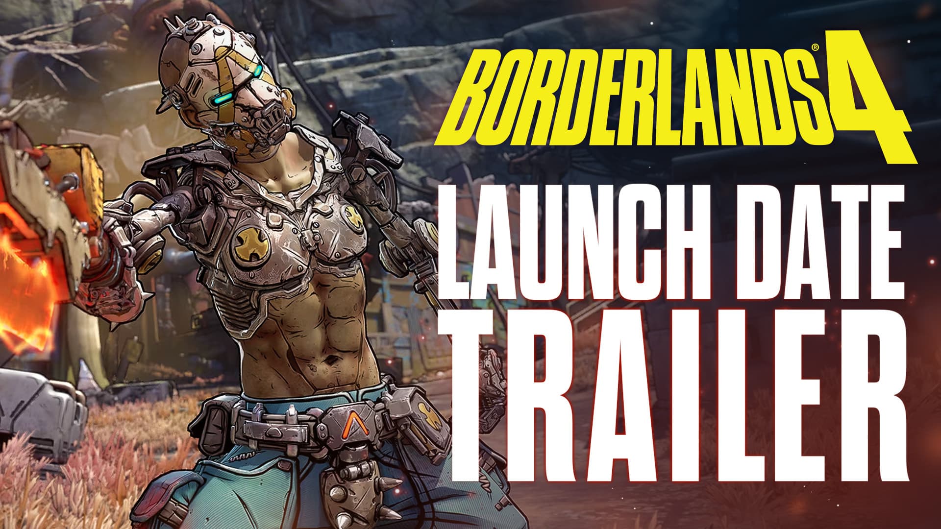 Borderlands 4 launch date trailer thumbnail from official media
